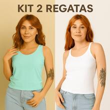 KIT 4 VERDE E BRANCO