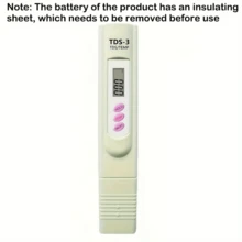 Portable & Easy-To-Use TDS Water Quality Meter - Digital LCD Display, Battery Powered, Precise Measurement For Aquarium And Swimming Pool