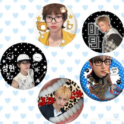 可爱周边 白酒支持痛包别针装饰马口铁朋友材质徽章精美挂饰