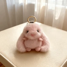 1-3个可爱兔子钥匙扣 - 柔软仿毛兔子吊坠，治愈系钥匙扣，女友/生日/圣诞礼物，汽车/包包装饰，女士配饰，旅行玩具，课堂减压玩具，迷你小物，洗澡玩具，圣诞文具，压力球，生日/圣诞节/万圣节礼物，完美礼物 - 彩色 - 查看 10