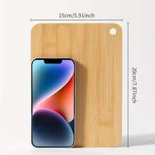 Thick Royal Crafted Bamboo Cutting Board - Kitchen Chopping Block With Juice Groove And Easy Grip Handle - Food Natural Wood - Suitable For Holidays: Halloween, St. Patrick's Day, Christmas, Easter, Thanksgiving - Yellow - View 15