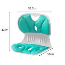 1 Stück Lendenwirbelstützkissen, integriertes Rückenkissen, reduziert Ermüdung bei längerem Sitzen, Büro Lendenkissen
