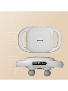 Benbo 16-Head Massage Gun, Muscle Relaxation Massager With Deep Tissue High-Frequency Vibration, Relieves Muscle Soreness. Suitable For Back, Shoulder, Waist, Leg And Other Areas, Helps Relieve Muscle Aches From Fitness And Work. Black And White Color, Ideal For Office, Gym, Home, Business Travel, Christmas, New Year, Thanksgiving, And A Great Gift For Friends And Family. - Solid Color - View 11