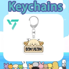 Seven-Teen/SVT/Kpop 钥匙扣，Seven Teen 钥匙扣，姓名钥匙扣，卡通可爱钥匙扣，包包挂饰钥匙扣，帆布包装饰吊坠，2D 亚克力钥匙扣，精美装饰，生日礼物，圣诞礼物 - 彩色 - 查看 18