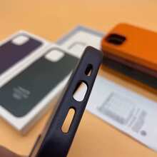 1pc Leather Case Cover For IPhone 11 12 13 14 15 16 Pro Max Plus Leather Magnetic Compatible With Inductive Charging Premium Luxury Protection - 乾枯玫瑰色 - 查看 8