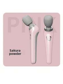 无线全身振动按摩器，硅胶按摩头，适用于颈部、背部、肩部、腰部、腿部和足部，女性专用按摩工具，适合作为节日礼物