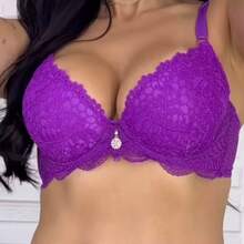 NARCIZO LINGERIE Imported Lingerie Set THONG OR THONG WE SEND IN VARIOUS COLORS - 紫色 - 查看 3