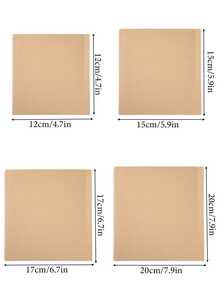 50/100pcs Kraft Paper Sandwich Bags, Grease-Proof Disposable Food Bags Suitable For Burgers, Desserts, Fried Chicken | Leak-Proof Snack Packaging, Suitable For Parties, Catering, Food Trucks | Weddings, Birthdays | Back To School Season - Multicolor - View 3