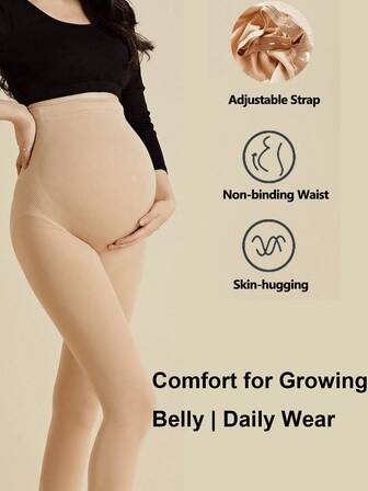 1 pieza Medias de unicolor adecuadas para la vida diaria Medias básicas VOGEL VERE Medias transparentes de lujo | Medias elegantes para mujer, suaves y cómodas, medias de talla grande