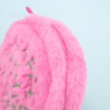 Miniso Harry Potter "Happy Birthday Cake" Plush Crossbody Bag - Magical Theme Fun Design, Soft Plush Material, Embroidered Birthday Wishes, A Must-Have Fashion Item For Harry Potter Fans(1 PC)