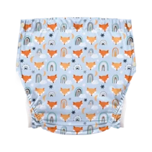 1pc Reusable Adult Cloth Diaper, Washable TPU Coated Design, Double-Sided Snap Closure, Adjustable Breathable & Comfortable, Highly Absorbent & Fashionable Pattern, Elastic Leg Design, Machine/Hand Washable, Suitable For Elderly, Pregnant Women And Postpartum Women