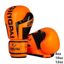 GINGPAI Adult Unisex Breathable Mesh Boxing Gloves, Suitable For Teenagers, MMA, Muay Thai, Kickboxing, Workout At Gym Or Home Use - Orange - View 5