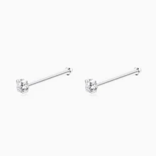 20G Nose Ring And Earring Set For Women Stainless Steel 1.5mm 2mm 2.5mm 3mm Body Piercing Nose Ring And Stud Set