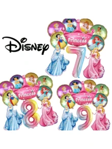 منتج جديد موصى به وذو مبيعات ساخنة - خلفية جدارية من البالونات لحفلة عيد ميلاد أميرة - لوازم حفلة ذات موضوع أميرة، لوازم احتفال وحفلة، بالونات زخرفية