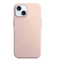 1pc Leather Case Cover For IPhone 11 12 13 14 15 16 Pro Max Plus Leather Magnetic Compatible With Inductive Charging Premium Luxury Protection - 淺粉色 - 查看 2
