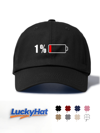1 pieza Gorra de béisbol con estampado de 1% agotado para hombres y mujeres, clásica y con estilo, con sudadera suave, ajustable, ligera y versátil, ideal para deportes al aire libre, uso diario, fiestas, vacaciones, playas y perfecta como regalo para familias y amigos