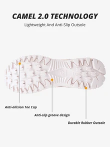 CAMEL CROWN Zapatos deportivos/senderismo para mujer, nuevos zapatos deportivos profesionales para exteriores, zapatos casuales de montañismo antideslizantes y resistentes al desgaste
