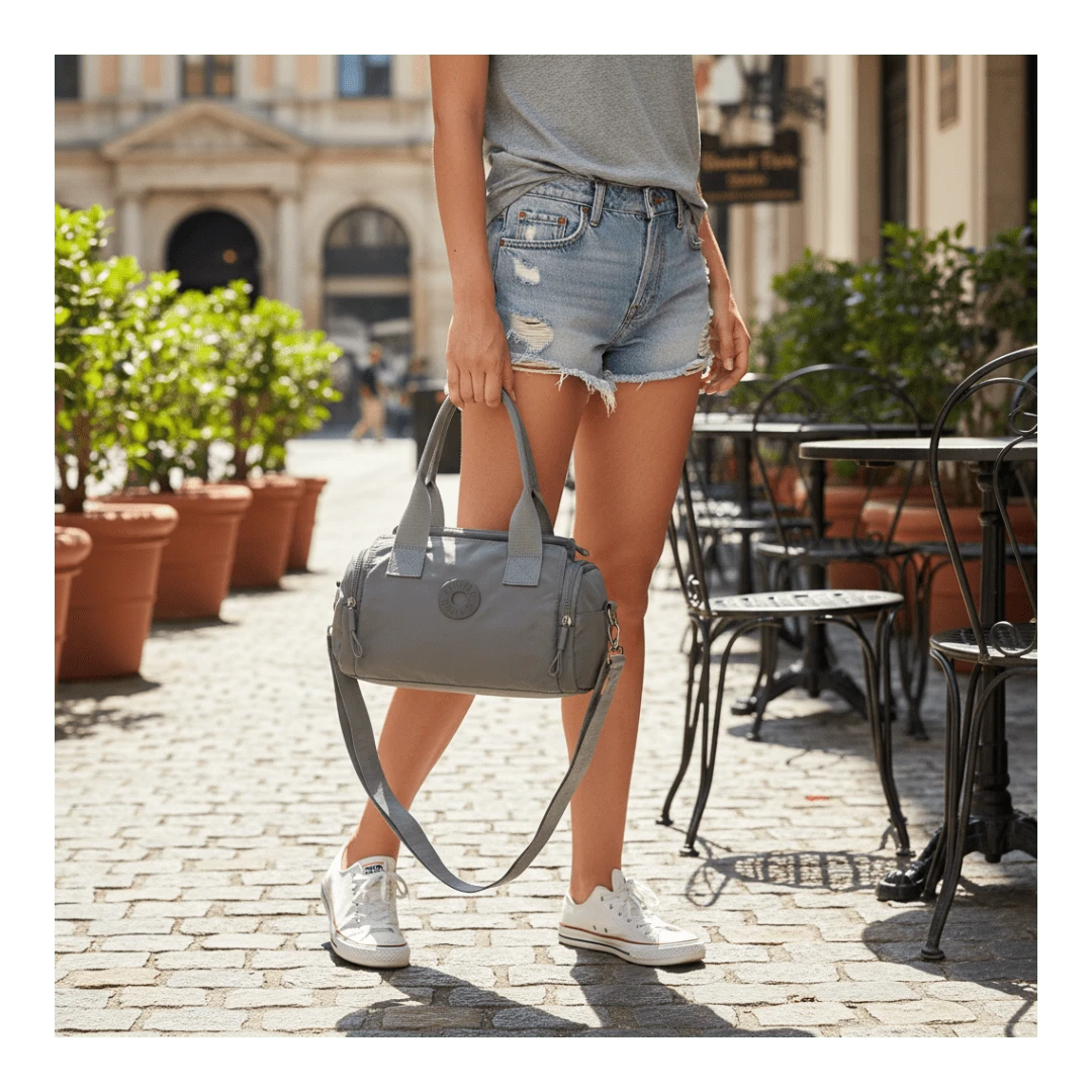 Bolsa Feminina Transversal Impermeavel Casual Elegante Passeio