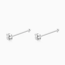 20G Nose Ring And Earring Set For Women Stainless Steel 1.5mm 2mm 2.5mm 3mm Body Piercing Nose Ring And Stud Set
