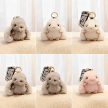 1-3个可爱兔子钥匙扣 - 柔软仿毛兔子吊坠，治愈系钥匙扣，女友/生日/圣诞礼物，汽车/包包装饰，女士配饰，旅行玩具，课堂减压玩具，迷你小物，洗澡玩具，圣诞文具，压力球，生日/圣诞节/万圣节礼物，完美礼物 - 彩色 - 查看 12
