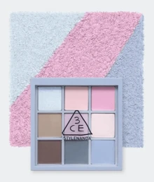 3CE Multi Eye Color Palette #CHILL WAVE – 9-Shade Eyeshadow Palette With Matte, Shimmer & Glitter Finishes - #寒流 - 查看 2