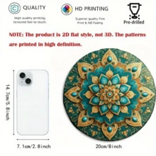 1 buc. Plăcuță metalică din aluminiu de 8x8 inch, vintage, ușoară, rotundă, din metal, decor, artă de perete, poster, cadou, potrivit pentru placă cu numărul casei, casă, bar, cafenea, birou, stradă, terasă, plajă, galerie, sală de sport, garaj, spălătorie, peșteră pentru bărbați, baie, casă de la țară - Imprimare de înaltă definiție, poziții aleatorii ale găurilor