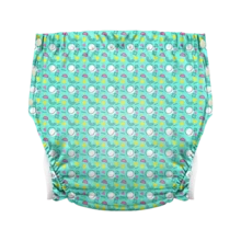 1pc Reusable Adult Cloth Diaper, Washable TPU Coated Design, Double-Sided Snap Closure, Adjustable Breathable & Comfortable, Highly Absorbent & Fashionable Pattern, Elastic Leg Design, Machine/Hand Washable, Suitable For Elderly, Pregnant Women And Postpartum Women