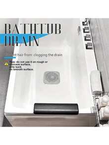 3/1pc Silicone Hair Catcher And Drain Stopper - Prevents Clogging And Odor