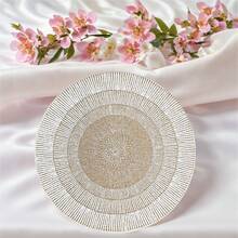 4pcs/6pcs/8pcs/10pcs Bohemian Style Woven Cotton Crochet Placemats With Tassels, Suitable For Placing Cutlery, Plates, Glasses Or Other Tabletop Items, Providing Protection For Your Dining Table. Suitable For Birthdays, Weddings, Parties, Easter, Thanksgiving, Christmas, New Year, Housewarming, Graduations And Other Occasions. - Multicolor - View 7