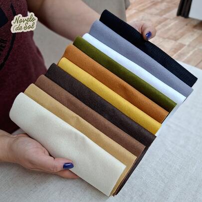 Tecido Feltro KIT Com 10 Cortes 20x30cm Cada (Santa Fé) Para Artesanato - Escolha o Modelo