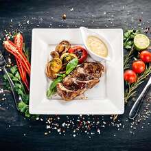 25/20/5pcs White Square Dessert Plates, Appetizer Plates, Hot Pot Plates, Stir Fry Plates, Heat-Resistant Dinnerware, 7inch/9.5inch, Suitable For Birthday, Wedding, Party, Various Events - White - View 8