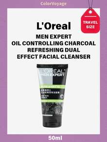 LOREAL L'Oreal Men Expert Charcoal Scrub Dual Action Face Wash, 50ml