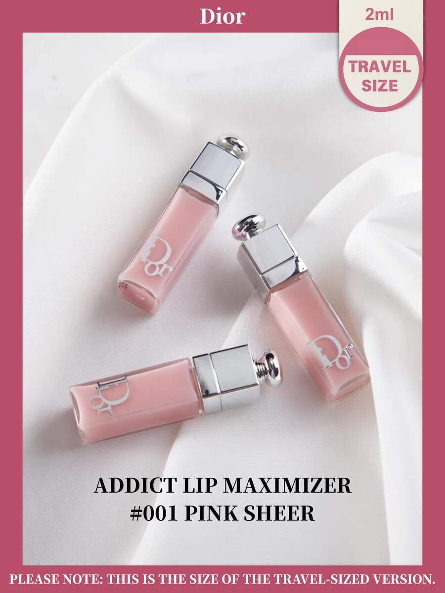 Dior [Travel Size-2ml]Dior Addict Lip Maximizer-Lip Plumping Gloss - Instant And Long-Term Volume Effect - 24h Hydration