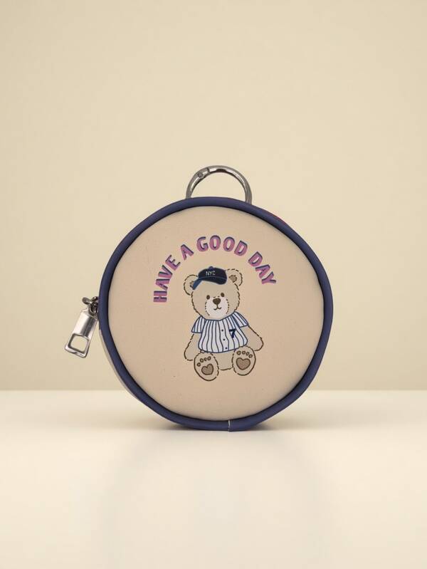 Cute Versatile Minimalist Cartoon Coin Purse Fashion Small Item Storage Pouch Card Holder Key Holder Earphone Case Bag Charm Mini Wallet Small Wallet Cute Wallet Coin Wallet For Women Wallet Purse Wallet