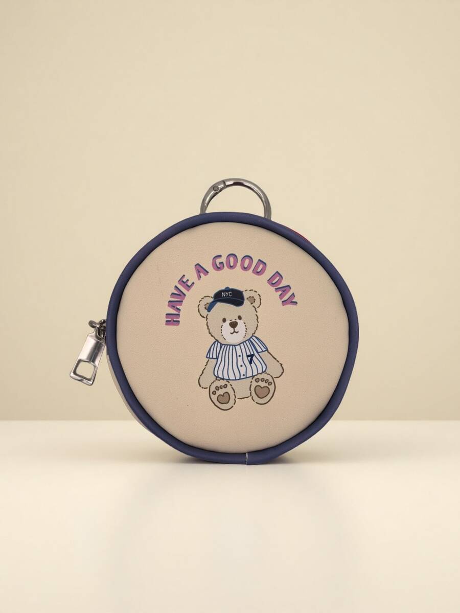 Cute Versatile Minimalist Cartoon Coin Purse Fashion Small Item Storage Pouch Card Holder Key Holder Earphone Case Bag Charm Mini Wallet Small Wallet Cute Wallet Coin Wallet For Women Wallet Purse Wallet