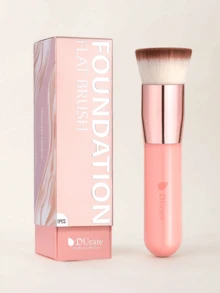 DU care Brocha de maquillaje grande 2025 Clásica Rosada Mágica Brocha de Fundación | La Definitiva Kabuki de Tapa Plana Para una Base Impecable y Sin Rayas | Vegana, Libre de Crueldad, Brocha Facial Sintética | Aplicación Fácil de Líquidos y Cremas de Fundación | Tus Herramientas de Maquillaje Imprescindibles, Fáciles de Usar y Nuevo Imprescindible | Herramienta de Maquillaje de Alta Calidad, Regalos Cosméticos para Artistas de Maquillaje Profesionales