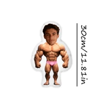 Customized Photo Hand Print Throw Pillow - Funny Gag Gift, Realistic 3D Printed Face Design, Soft Plush Fabric, Perfect Personalized Gift For Her - Template 9 - View 17