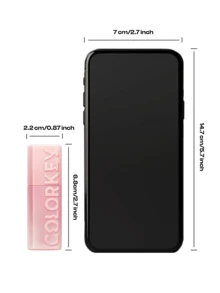 COLORKEY Honey-Colored Luminous Lip Gloss, Liquid Lipstick, Long-Lasting Moisturizing, High Color Payoff, Hydrating, Non-Sticky, Smudge-Proof, Lightweight & Comfortable, Smooths Lip Lines, Suitable For Parties, Graduations, Birthdays, Holidays, Summer, Autumn, Y2K Style, Versatile, Suitable For Women's Makeup, Parties, Beach, Travel, Camping, Outdoor Activities, Campus Trips, Holidays, Gifts, Rose Girl Cosplay, Valentine's Day - G08 Waterlight Phantom - View 11