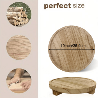 木质装饰托盘，适用于浴室、厨房、客厅、肥皂、香薰