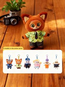 1pc Disney Crazy Judy Hopps, Nick Wilde Action FigureDolly Blind Box Mystery Gift, Suitable For Birthday, Halloween, Christmas, Thanksgiving Gifts
