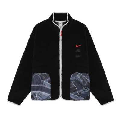 Nike Nike FW23 Year Of The Dragon CNY Series Colorblock Pocket Zipper Fleece Jacket LY Men's