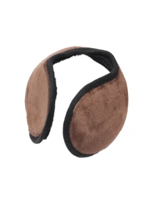 Ski Outdoor Winter Plush Earmuffs To Keep Out The Cold, Soft Lining, Adjustable Unisex Black/Brown/Blue/Gray Earmuffs - Ideal Gift For Men And Women, Warm And Comfortable Ear Protection Accessories, Cozy And Windproof Earmuffs