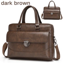 WEIXIER Men's Briefcase Laptop Bag Large Tote Bag Unisex Handbag Shoulder Bag With Adjustable Detachable Strap, Casual Commuter Bag, Business Bag, Suitable For Commuting, Shopping, Business Trips, Gift For Loved Ones, Friends, Boyfriend