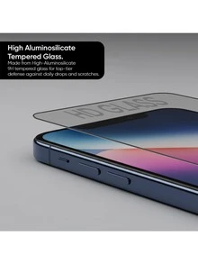 4 bucăți de folie de protecție pentru ecranul 17 Pro Max, sticlă securizată HD transparentă, folie de sticlă securizată cu acoperire completă 9H+, folie de protecție pentru ecran compatibilă cu seriile 17-11, folie de protecție pentru ecranul din sticlă securizată 9D ultra-clară