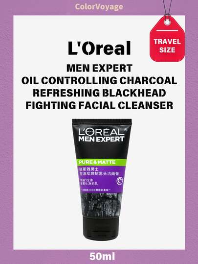 LOREAL L'Oreal Men Expert Charcoal Purifying Foaming Cleanser 50ml