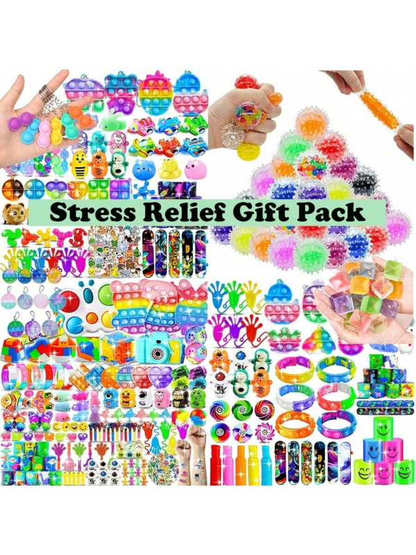 3 piezas/6 piezas/12 piezas Juguetes Fidget aleatorios, Set de Juguetes Fidget, Juguetes antiestrés, Premios, Regalos para fiestas/Día de Pascua, Joyería misteriosa, Regalos, Económicos