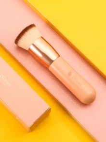 DU care Brocha de maquillaje grande 2025 Clásica Rosada Mágica Brocha de Fundación | La Definitiva Kabuki de Tapa Plana Para una Base Impecable y Sin Rayas | Vegana, Libre de Crueldad, Brocha Facial Sintética | Aplicación Fácil de Líquidos y Cremas de Fundación | Tus Herramientas de Maquillaje Imprescindibles, Fáciles de Usar y Nuevo Imprescindible | Herramienta de Maquillaje de Alta Calidad, Regalos Cosméticos para Artistas de Maquillaje Profesionales