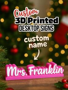 1 Piece Personalized Desk Name Plate, Desk Name Sign, Teacher Desk Name Sign, Office Desk Name Sign, Custom Name Plate, Lawyer Name Sign, Boss Gift