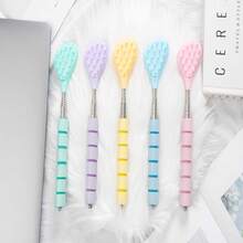 1pc Pet Massage Brush With Retractable Handle, Cat Soothing Scratching Brush, Durable Pet Massage Comb, Cats & Dogs Favorite Massage Retractable Scratch Toy - Cat Toys - Pet Supplies - Pet Healthcare Tools