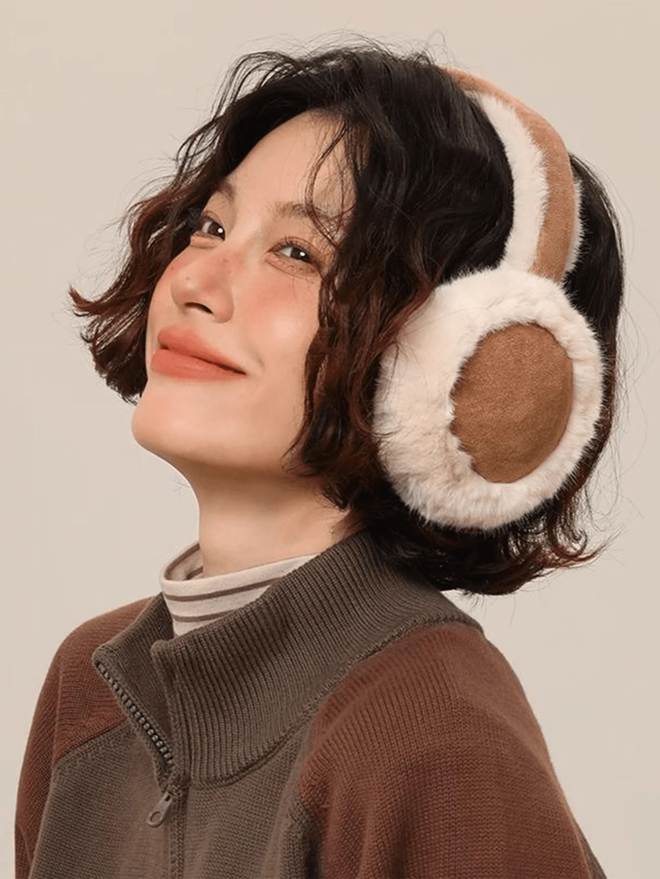 Women's Cute Plush Ear Warmer Headband, Comfortable & Warm Ear Muffs, Cold-Proof, Suitable For Autumn/Winter Daily Wear Ear Cover For Winter White Ear Muffs